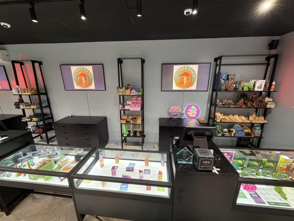 Flower Shak cannabis dispensary in Rockaway Beach, New York