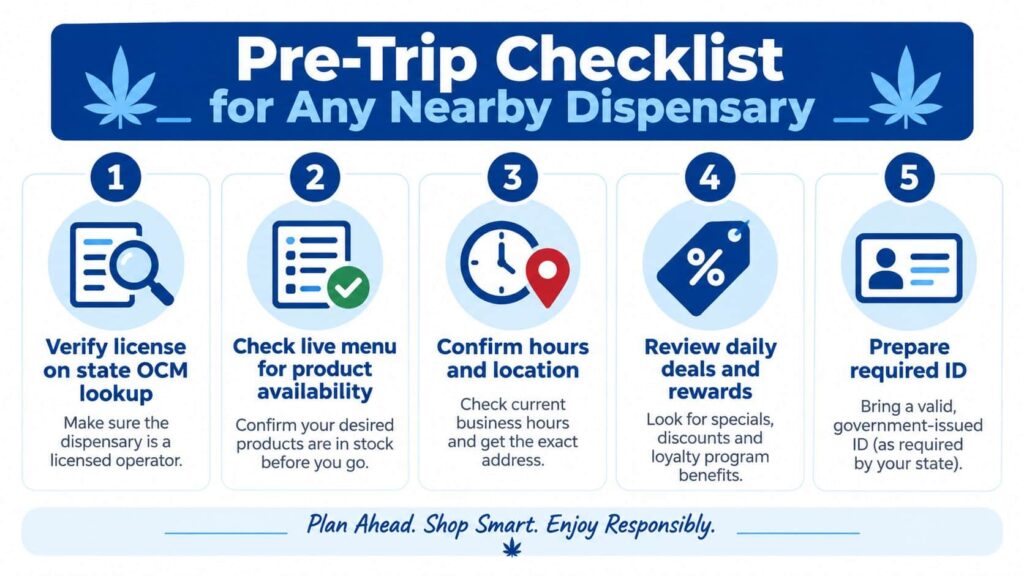 state line dispensary near me dispensary checklist